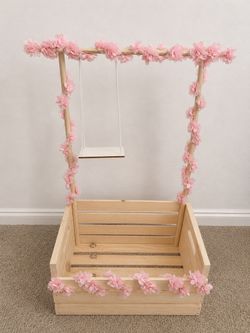 Baby crate basket for baby shower