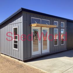 12x24 Modern Retreat Shed For Sale