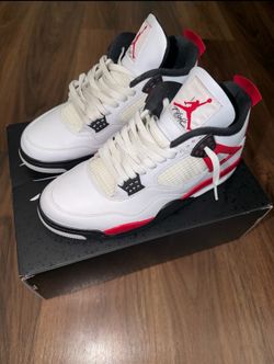 red cement jordan 4’s