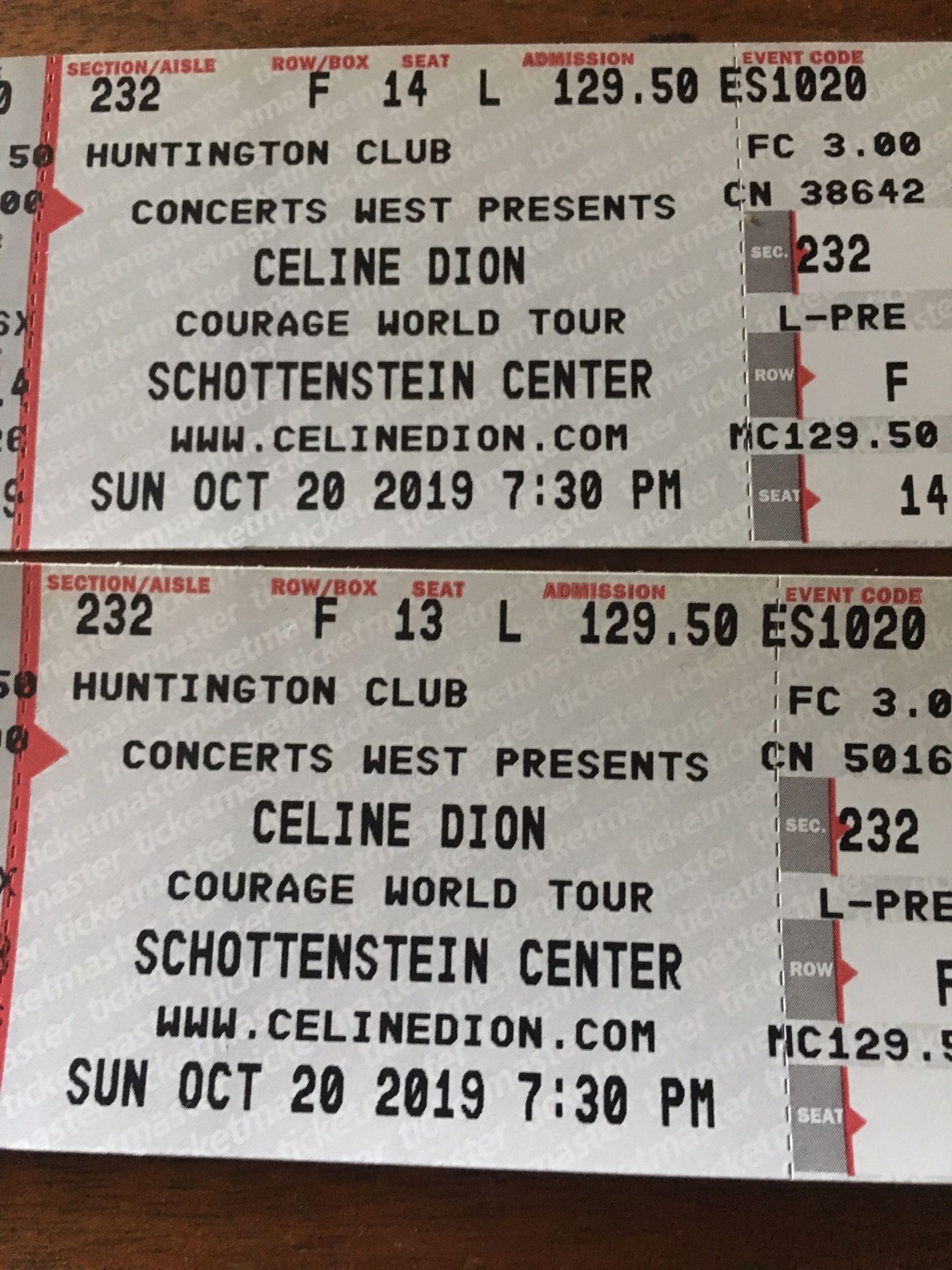 Celine Dion Tickets