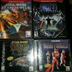Playstation and Playstation 2 Star Wars games