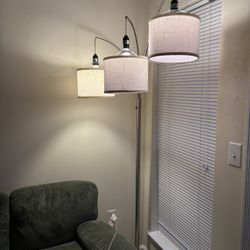 Three-Headed Floor Lamp Excellent Condition