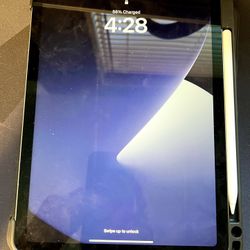 Ipad 4th Generation With Apple Pencil & Case