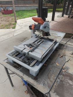 Diamond back tile saw