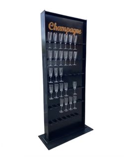 Black Champagne Wall