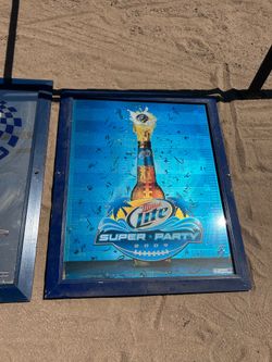 Miller Lite Bar Mirrors