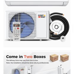 Brand New In Box Mini Split Cool/heat 