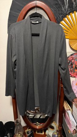 Simple Dark Grey Women’s Cardigan 