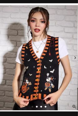 Mickey Mouse Halloween Knit Sweater Vest