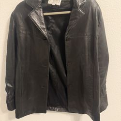 Red Kid Black Label Men’s Leather Jacket