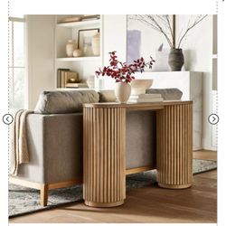 Studio McGee Dowel Console Table Natural 