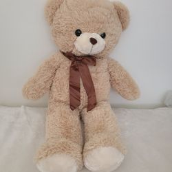 Giant Teddy Bear Large 35 Inch Stuffed Toy Animal Light Brown