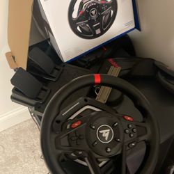 Thrust Master Steering Wheel For Pc And Ps