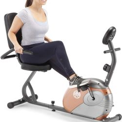 Marcy Home Fitness Personal Exercise Bike with Adjustable Magnetic Resistance for Cardio Workout and Cycle Training

