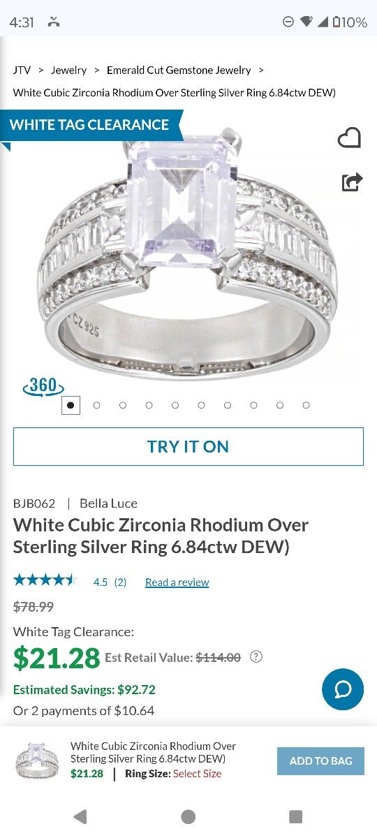 CZ Engagement, Wedding, Anniversary Ring