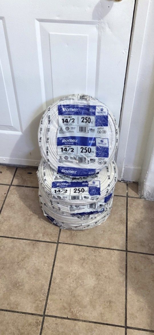 Romwx 14/2 250ft 75 Dls.for Roll