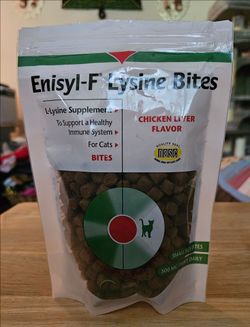 Vetoquinol Enysil-F Lysine Bites for Cats