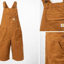 Carhartt Women’s Short Overalls XL (16–18) NEW