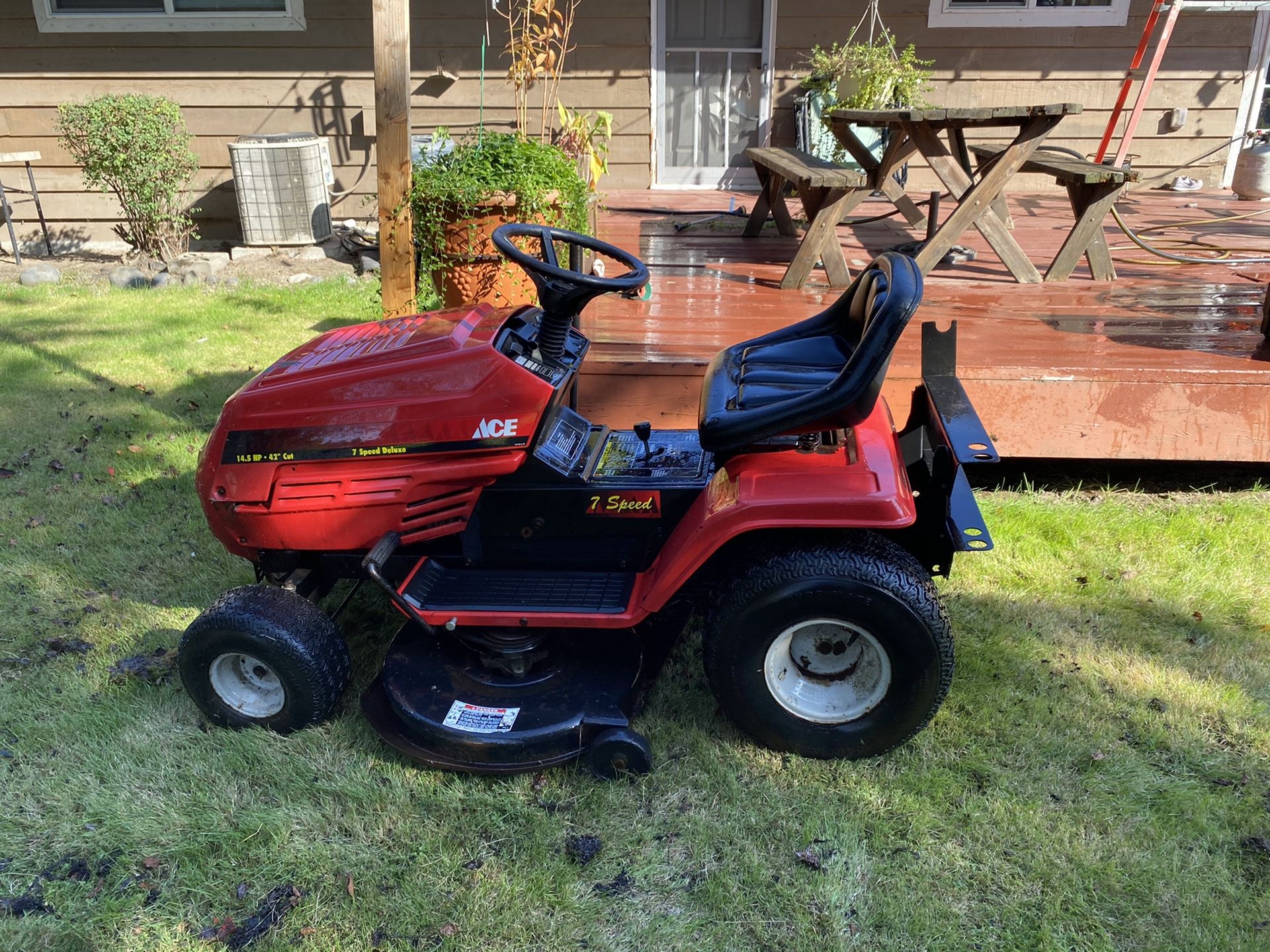 Ace riding lawn mower for Sale in Auburn, WA OfferUp