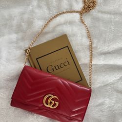 Authentic GUCCI Marmont Wallet Crossbody Bag