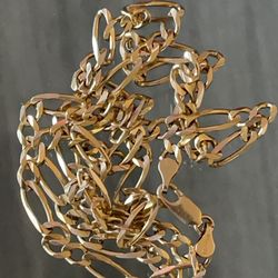 10K Solid Yellow Gold Chain Size 22”