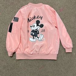 Mickey bomber jacket size 5/6