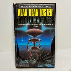The Deluge Drivers Alan Dean Foster 1989 Hardcover Severn House Icerigger #3