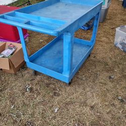 Blue, Uline, Industrial Cart - LIKE NEW, Can Deliver For A Fee