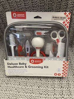 Brand New American Red Cross Deluxe Baby Healthcare And Grooming Kit