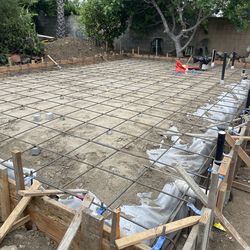Concrete forms and Rebar!
