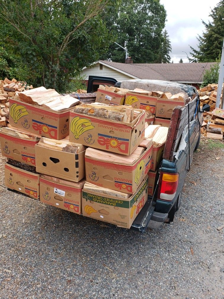 Firewood Bundles In A Banana Box Double A Store Bundle Clean And Ready To Burn Fir 🔥 