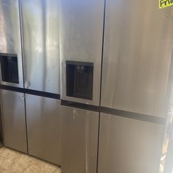 Newer LG Side By Side Scratch And Dent Refrigerators On Sale 