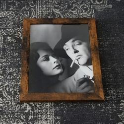 Robert Mitchum & Jane Greer 1940s Film Noir Framed B&W Photo Print 8.5"x11"
