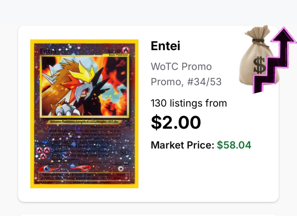 graded pokemon cards south africa Entei Pokémon Movie 3 Promo PSA Mint 9 main image 1