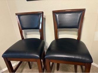 Wooden bar stools