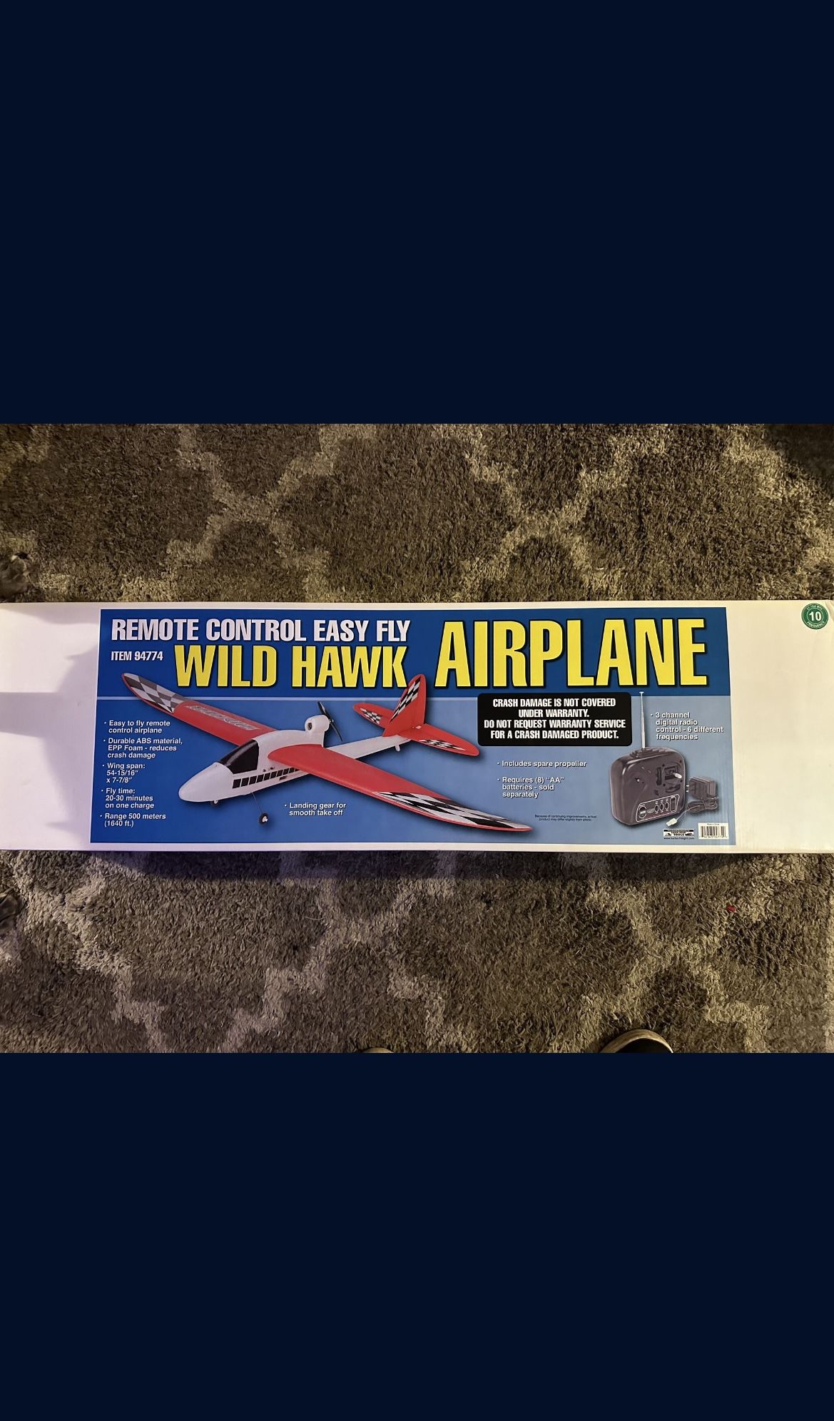 NEW NEVER OPEN. Wild Hawk Airplane/Drone