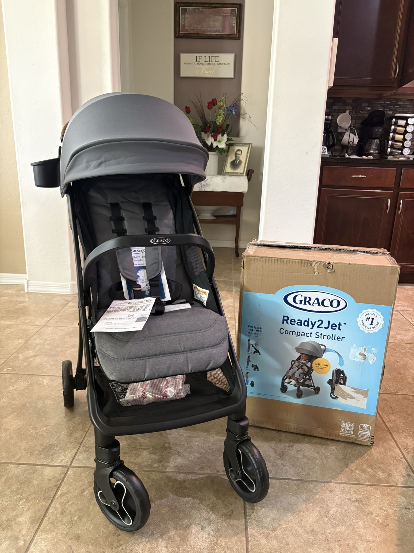 ONLY $115: Ready2Jet Compact Stroller Overhead Friendly Compact Travel Stroller with Automatic Fold