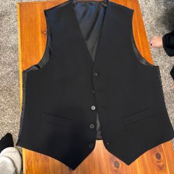 Black Formal Suit Vest