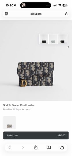 Dior wallet