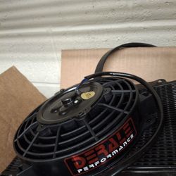 Oil Coolers and Fan Transmission And Engine 