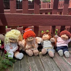 Vintage Cabbage Patch Dolls, 1984, 1985, 1986