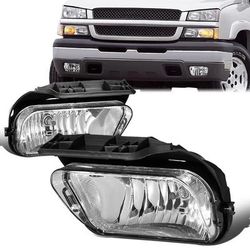 Chevy Silverado Chrome Fog Lights for 2003 to 2006