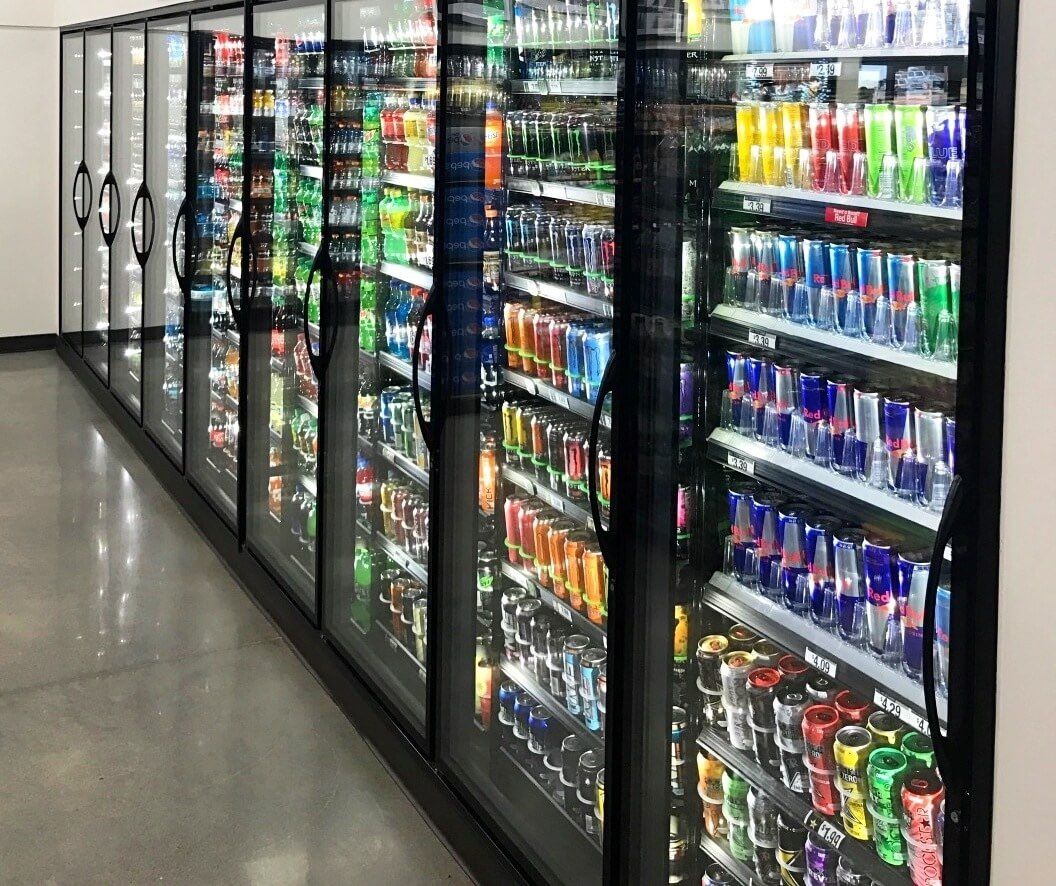 ***BRAND NEW *** 10 DOOR WALK-IN CONVENIENT STORE DISPLAY COOLER***