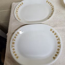 Vintage Butterfly  Gold Corelle Service For 4