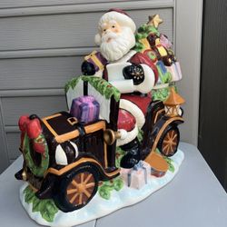 Santa Claus Cookie Jar Macys 2003