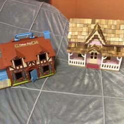 Small Doll House With Furniture 