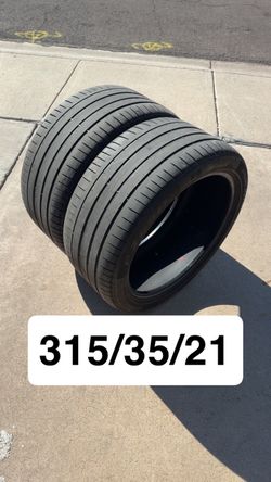 (2)315/35/21 Pirelli Pzero Run Flat PZ4