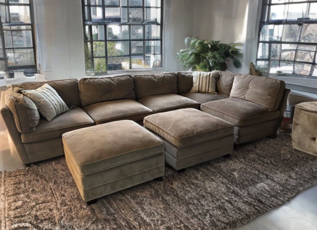 Sectional Couch Sofa( Delivery Available)