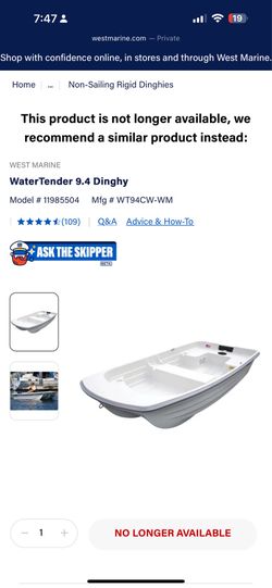 Water tender dinghy 9.4