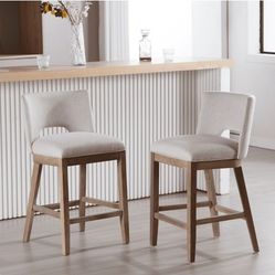 Brand New In Box Upholstered Counter Height Bar Stools